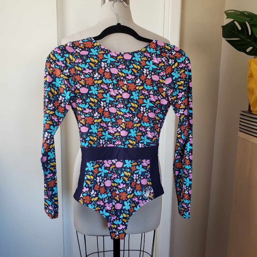 Woodstock Floral Swimsuit Size Small NEW!